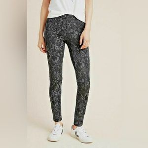Anthropologie Sanctuary Snake-Printed Leggings